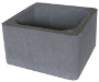 Rehausse béton carré sans emboîtement - 50 x 50 cm Haut. 33 cm 